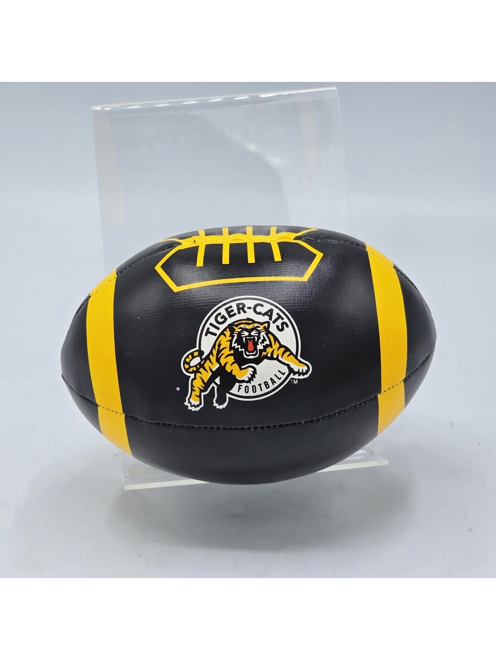Hamilton Tiger-Cats CFL FirstOntario Credit Union Promo Mini Football Black Gold